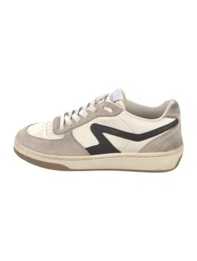 Pre-owned Rag & Bone Leather Sneakers In Neutrals