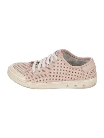 Pre-owned Rag & Bone Leather Sneakers In Pink