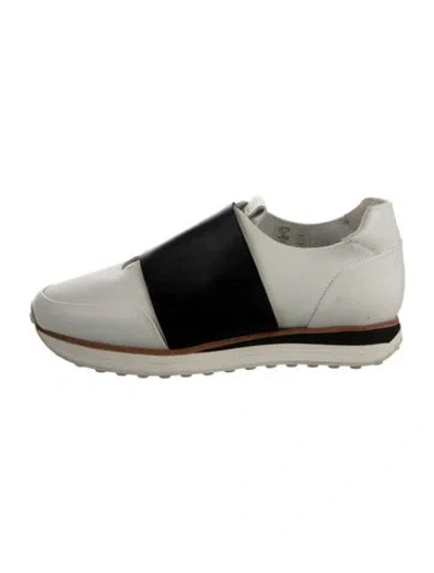 Pre-owned Rag & Bone Leather Sneakers In Silver