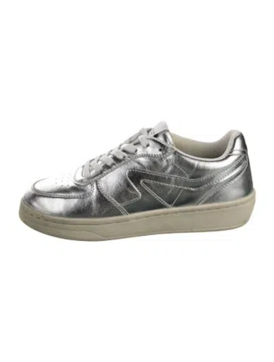 Pre-owned Rag & Bone Leather Sneakers In Silver