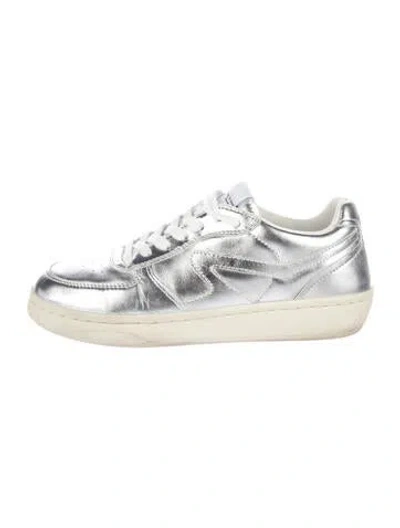 Pre-owned Rag & Bone Leather Sneakers In Silver
