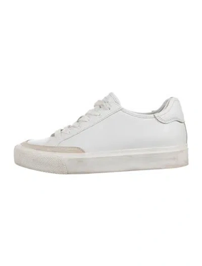 Pre-owned Rag & Bone Leather Sneakers In White