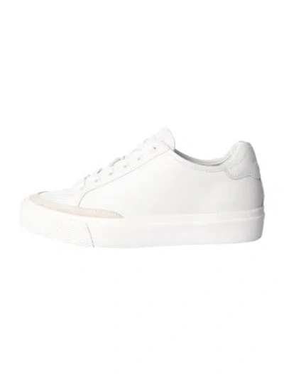 Pre-owned Rag & Bone Leather Sneakers In White