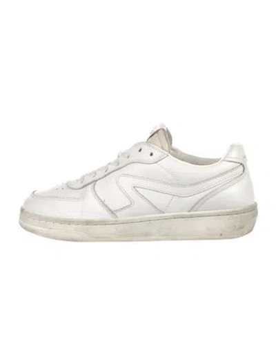 Pre-owned Rag & Bone Leather Sneakers In White