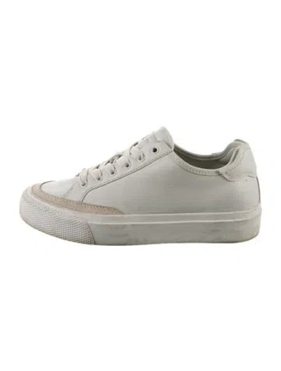 Pre-owned Rag & Bone Leather Sneakers In White