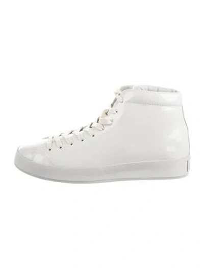 Pre-owned Rag & Bone Leather Sneakers In White