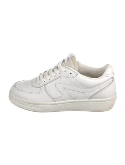 Pre-owned Rag & Bone Leather Sneakers In White