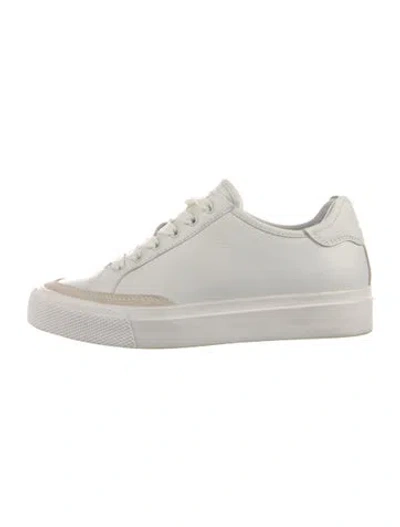 Pre-owned Rag & Bone Leather Sneakers In White