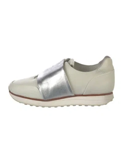 Pre-owned Rag & Bone Leather Sneakers In White