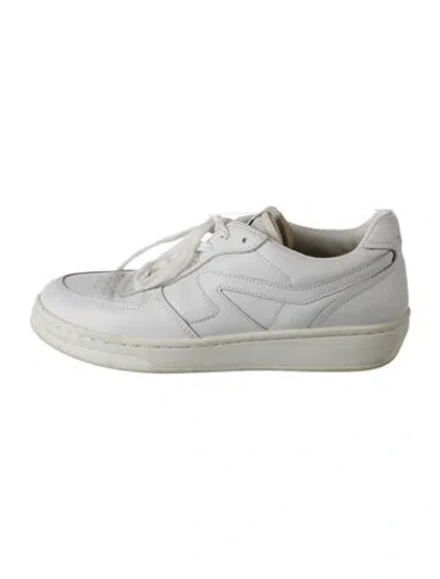 Pre-owned Rag & Bone Leather Sneakers In White
