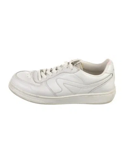 Pre-owned Rag & Bone Leather Sneakers In White