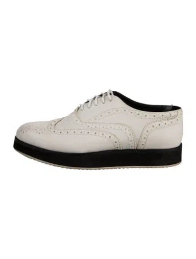 Pre-owned Rag & Bone Leather Sneakers In White