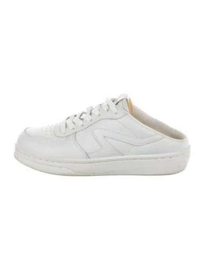 Pre-owned Rag & Bone Leather Sneakers In White