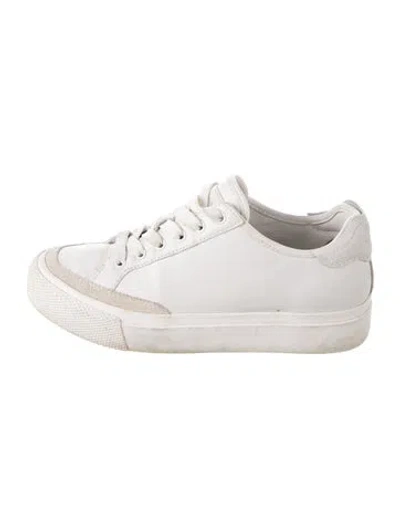 Pre-owned Rag & Bone Leather Sneakers In White