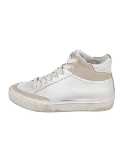 Pre-owned Rag & Bone Leather Sneakers In White