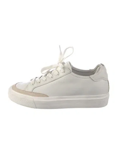 Pre-owned Rag & Bone Leather Sneakers In White