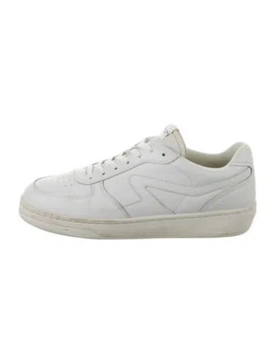 Pre-owned Rag & Bone Leather Sneakers In White