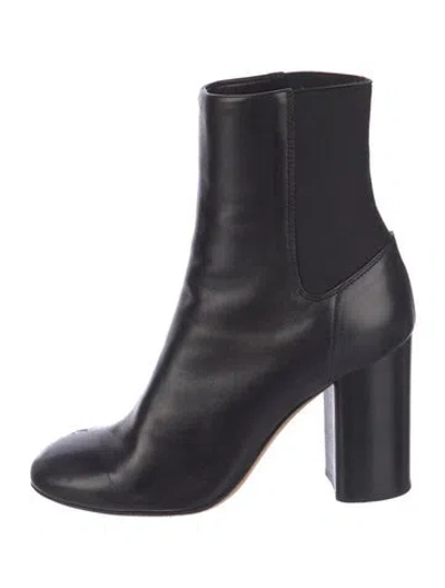 Pre-owned Rag & Bone Leather Sock Boots In Black
