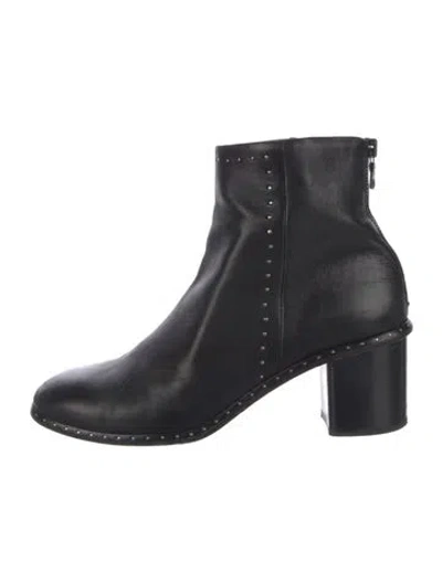 Pre-owned Rag & Bone Leather Studded Accents Boots In Multi