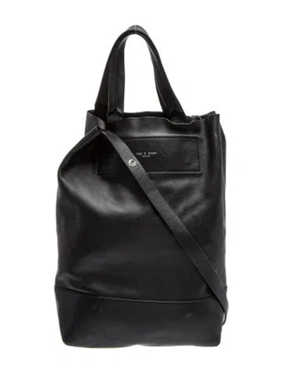 Pre-owned Rag & Bone Leather Top Handle Bag In Black