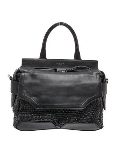 Pre-owned Rag & Bone Leather Top Handle Bag In Black
