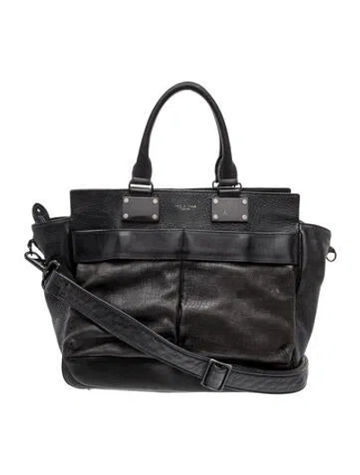 Pre-owned Rag & Bone Leather Top Handle Bag In Black