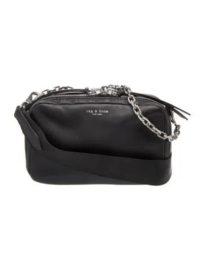 Pre-owned Rag & Bone Leather Top Handle Bag In Black