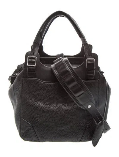 Pre-owned Rag & Bone Leather Top Handle Bag In Black