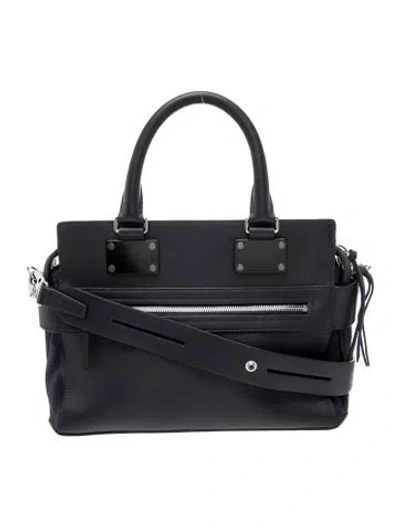 Pre-owned Rag & Bone Leather Top Handle Bag In Blue