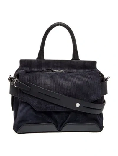 Pre-owned Rag & Bone Leather Top Handle Bag In Blue