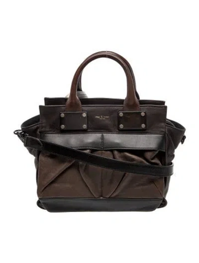 Pre-owned Rag & Bone Leather Top Handle Bag In Brown
