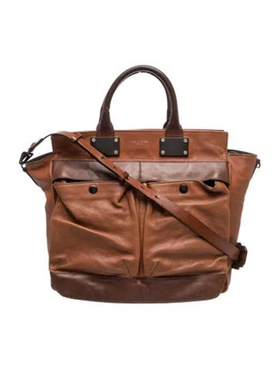 Pre-owned Rag & Bone Leather Top Handle Bag In Brown