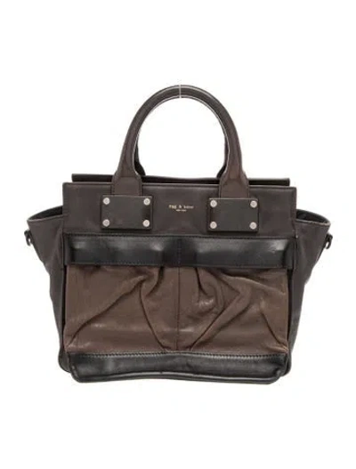 Pre-owned Rag & Bone Leather Top Handle Bag In Brown