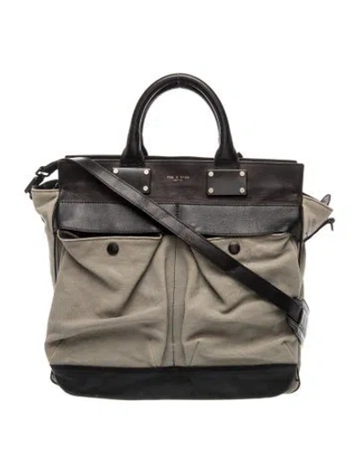 Pre-owned Rag & Bone Leather Top Handle Bag In Green
