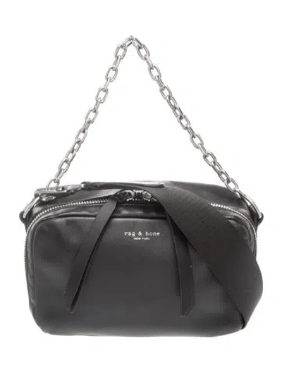 Pre-owned Rag & Bone Leather Top Handle Bag In Grey