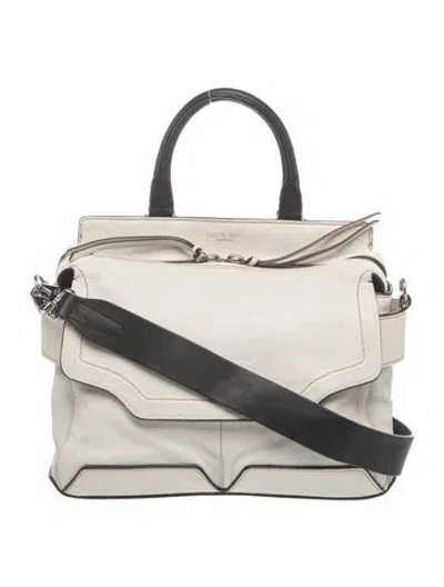 Pre-owned Rag & Bone Leather Top Handle Bag In Neutrals