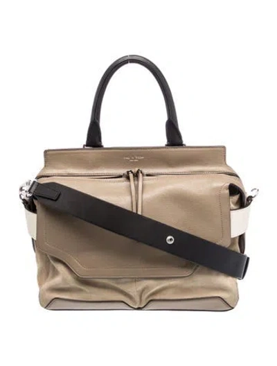 Pre-owned Rag & Bone Leather Top Handle Bag In Neutrals
