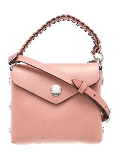 Pre-owned Rag & Bone Leather Top Handle Bag In Pink