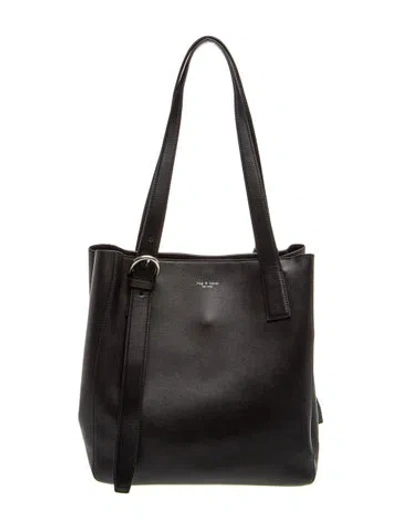 Pre-owned Rag & Bone Leather Tote In Black