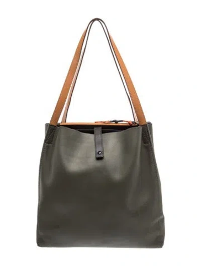Pre-owned Rag & Bone Leather Tote In Green