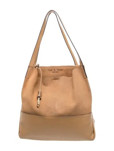 Pre-owned Rag & Bone Leather Tote In Neutrals