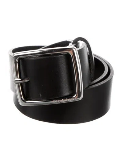 Pre-owned Rag & Bone Leather Waist Belt In Black