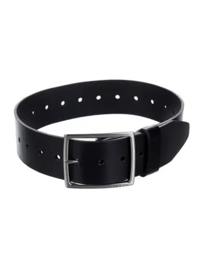 Pre-owned Rag & Bone Leather Waist Belt In Black