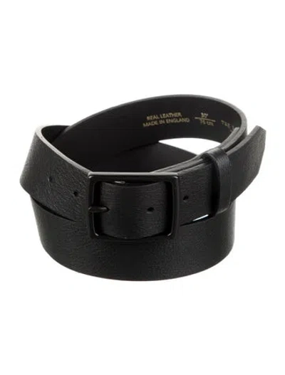 Pre-owned Rag & Bone Leather Waist Belt In Black