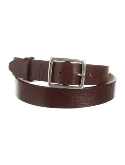 Pre-owned Rag & Bone Leather Waist Belt In Brown