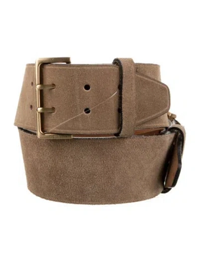 Pre-owned Rag & Bone Leather Waist Belt In Brown