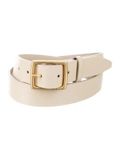 Pre-owned Rag & Bone Leather Waist Belt In Neutrals