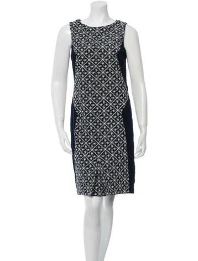 Pre-owned Rag & Bone Leather-trimmed Dress In Multi