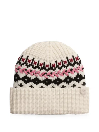 Rag & Bone Leigh Fair Isle Beanie Hat In Neutral