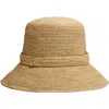 Rag & Bone Lela Raffia Rollable Bucket Hat